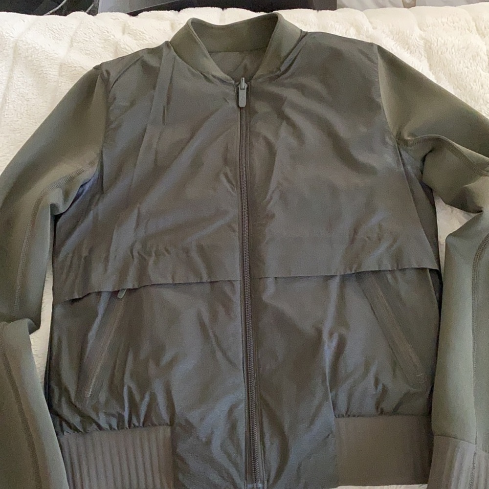 Down Reversible Bomber Jacket - image 4